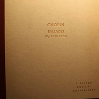 Victor Red Seal : Cortot - Chopin Ballades 1 - 4